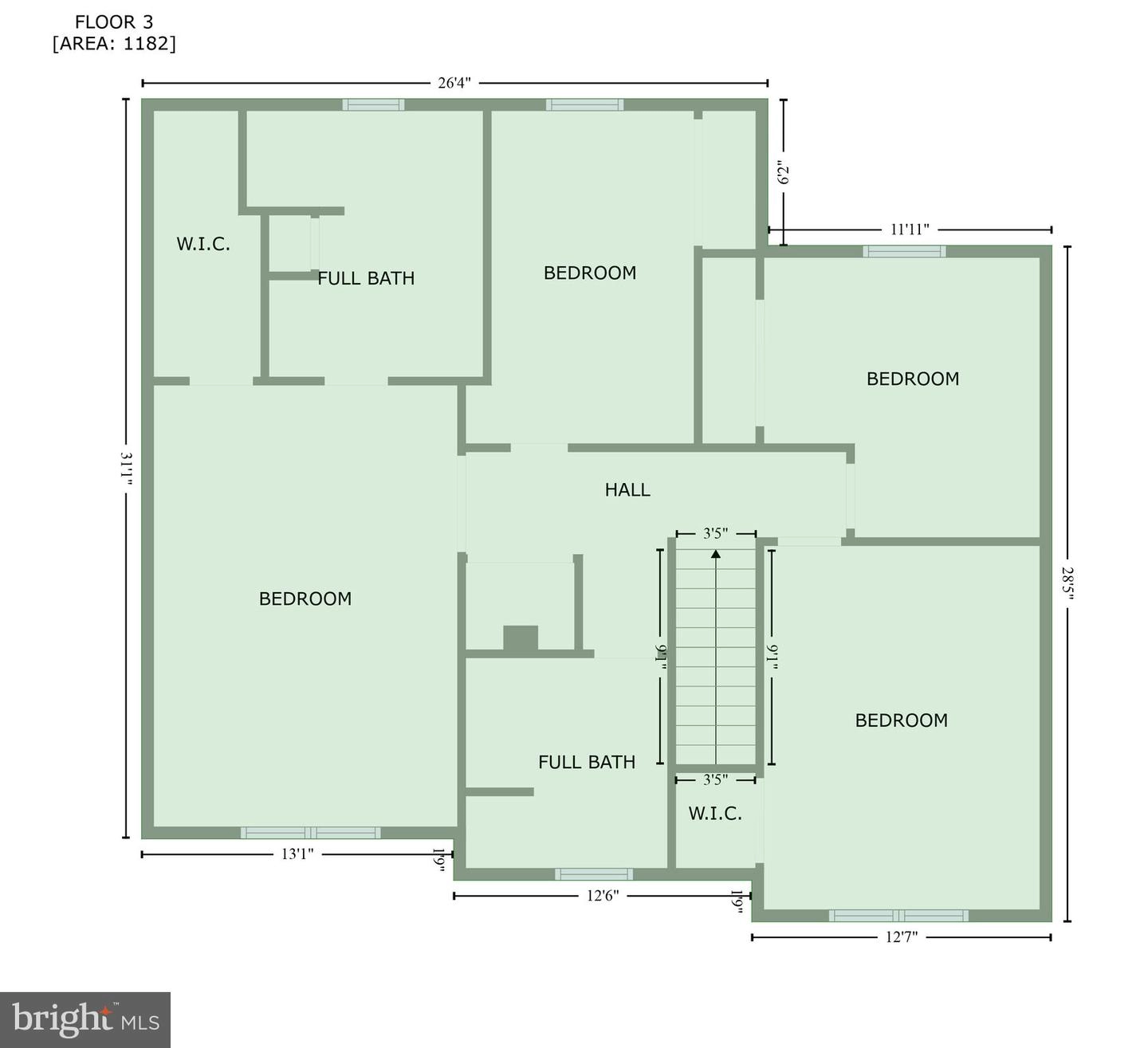 Floorplan - 3301 Trellis Ln, Abingdon, MD 21009 photo 6 of 7