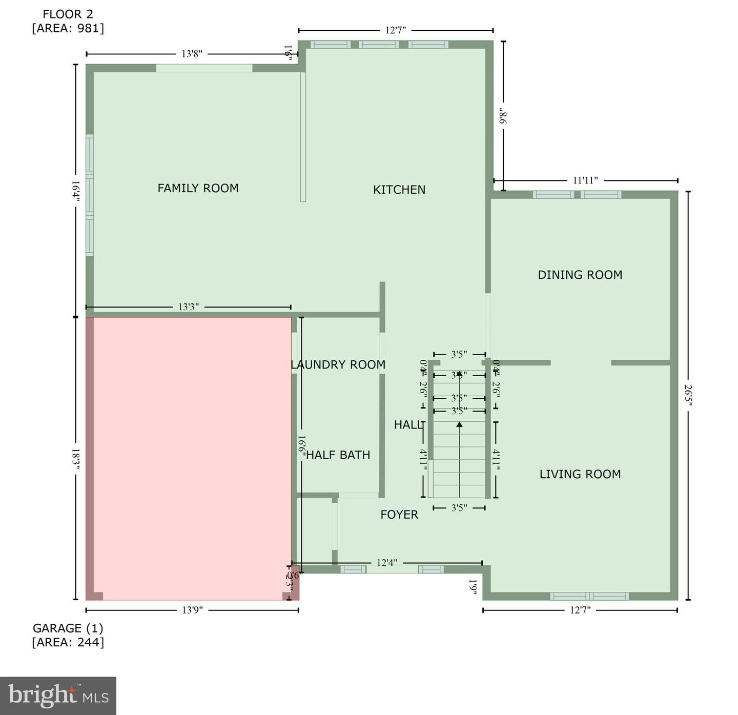 Floorplan - 3301 Trellis Ln, Abingdon, MD 21009 photo 5 of 7