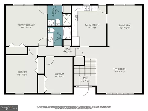 Floorplan - 707 Millwood Dr, Fallston, MD 21047 photo 1 of 3
