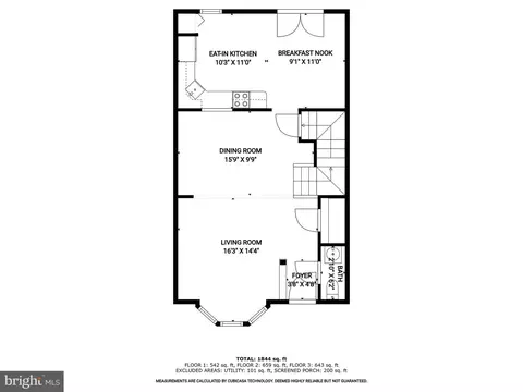 Floorplan - 3939 Bush Ct, Abingdon, MD 21009 photo 1 of 7