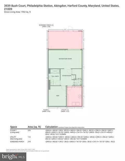 Floorplan - 3939 Bush Ct, Abingdon, MD 21009 photo 6 of 7