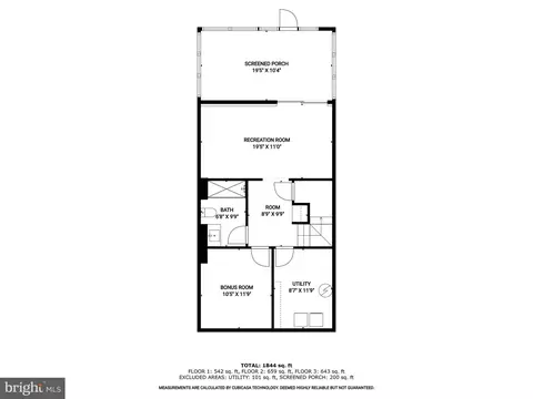 Floorplan - 3939 Bush Ct, Abingdon, MD 21009 photo 5 of 7