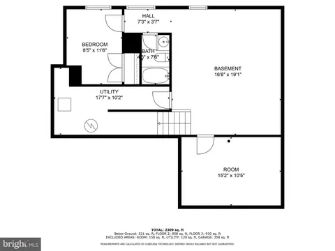 Floorplan - 2517 Easy St, Fallston, MD 21047 photo 3 of 4
