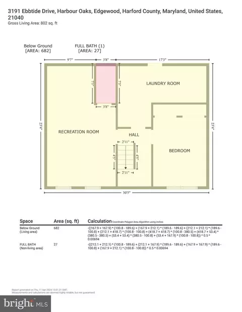 Floorplan - 3191 Ebbtide Dr, Edgewood, MD 21040 photo 4 of 5