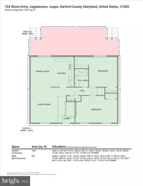 Floorplan - 734 Shore Dr, Joppa, MD 21085 photo 2 of 5
