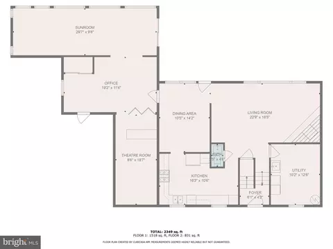 Floorplan - 503 Erickson Ct, Joppa, MD 21085 photo 1 of 3