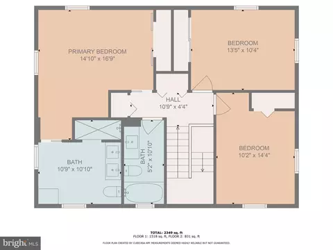 Floorplan - 503 Erickson Ct, Joppa, MD 21085 photo 2 of 3