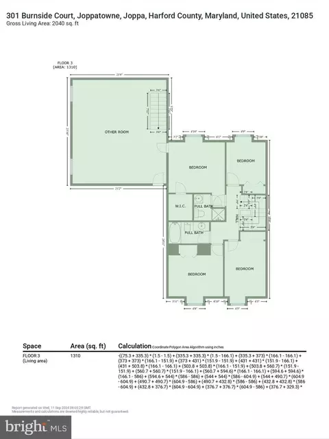 Floorplan - 301 Burnside Ct, Joppa, MD 21085 photo 2 of 7