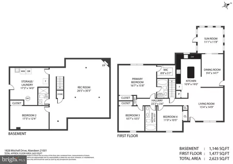 Floorplan - 1828 Mitchell Dr, Aberdeen, MD 21001 photo 1 of 1