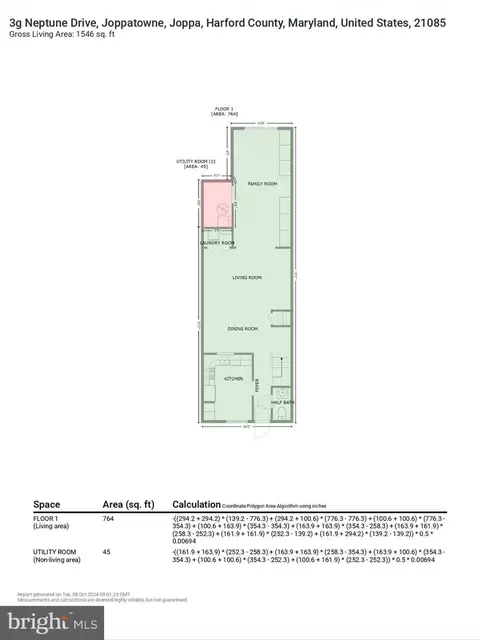 Floorplan - 3 G Neptune Dr, Joppa, MD 21085 photo 2 of 5