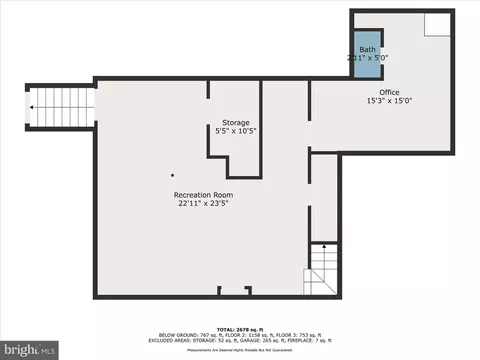 Floorplan - 3012 Cascade Dr, Abingdon, MD 21009 photo 3 of 4