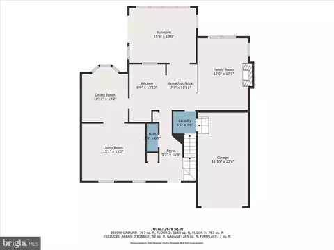 Floorplan - 3012 Cascade Dr, Abingdon, MD 21009 photo 1 of 4