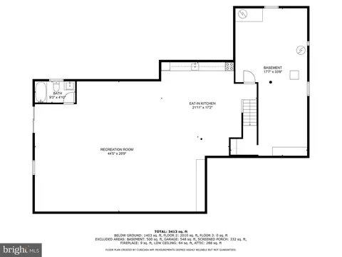 Floorplan - 2912 Charles St, Fallston, MD 21047 photo 2 of 3