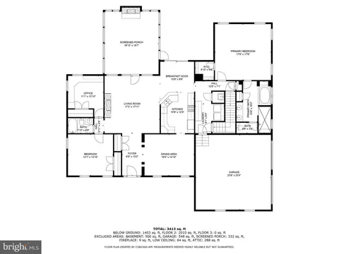 Floorplan - 2912 Charles St, Fallston, MD 21047 photo 1 of 3