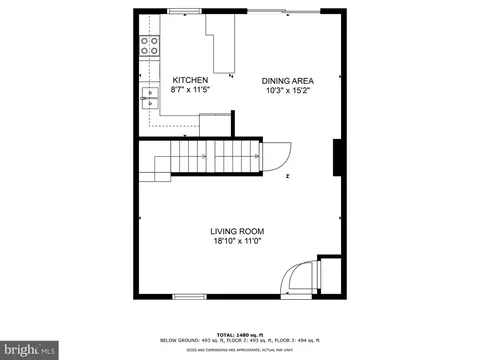 Floorplan - 3642 Marpat Dr, Abingdon, MD 21009 photo 2 of 4
