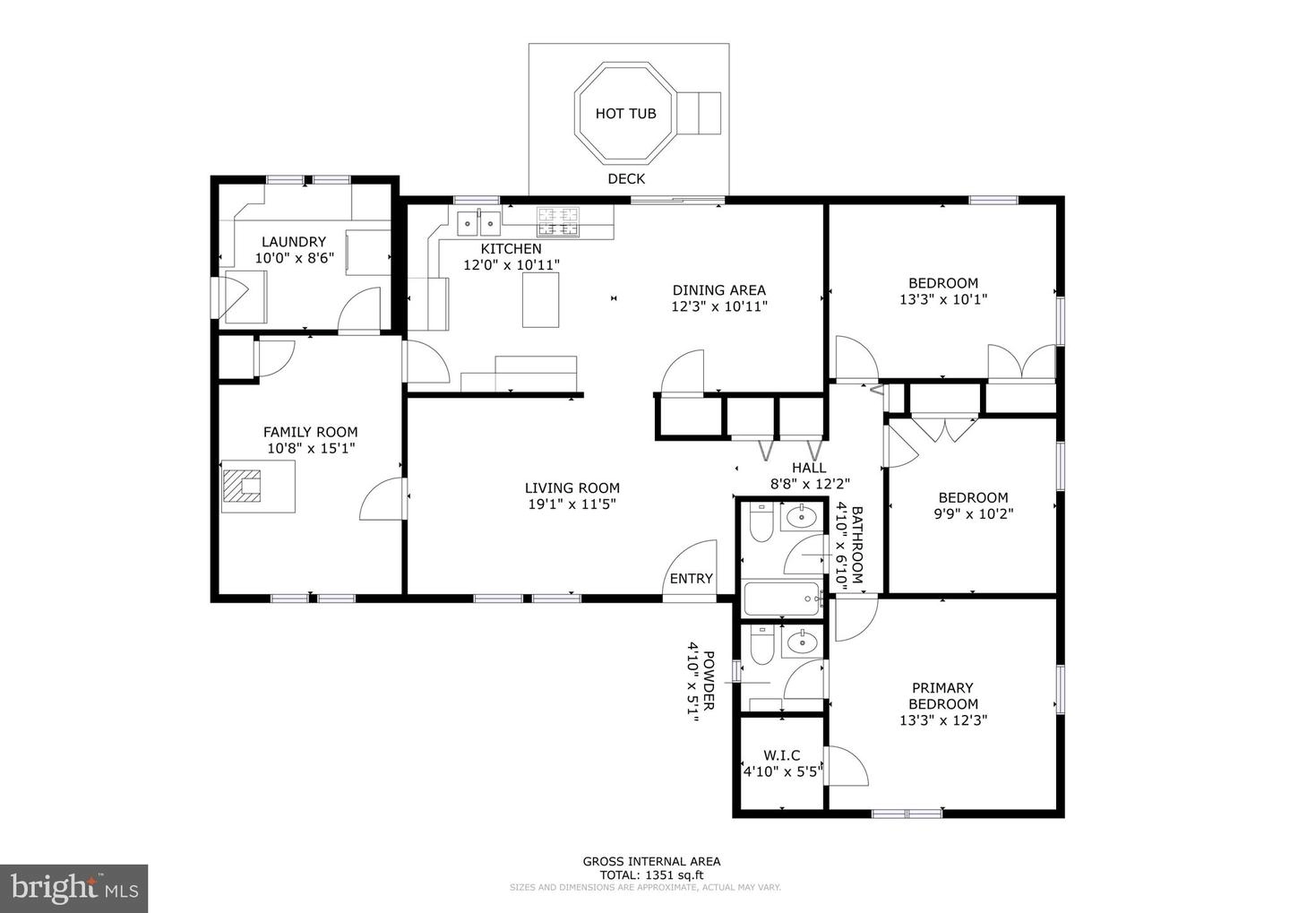 Floorplan - 816 Bradley Rd, Joppa, MD 21085 photo 1 of 1