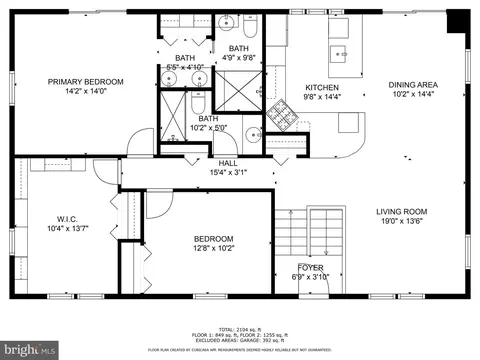 Floorplan - 408 Dunfield Ct, Joppa, MD 21085 photo 1 of 3