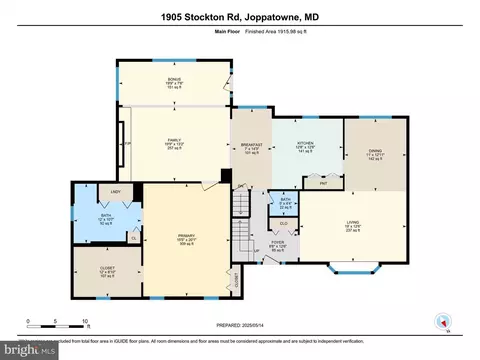 Floorplan - 1905 Stockton Rd, Joppa, MD 21085 photo 1 of 4