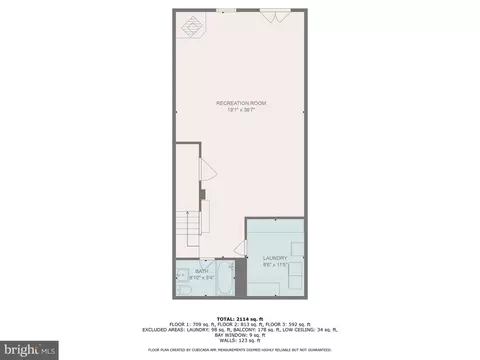 Floorplan - 174 Ferring Ct, Abingdon, MD 21009 photo 3 of 4