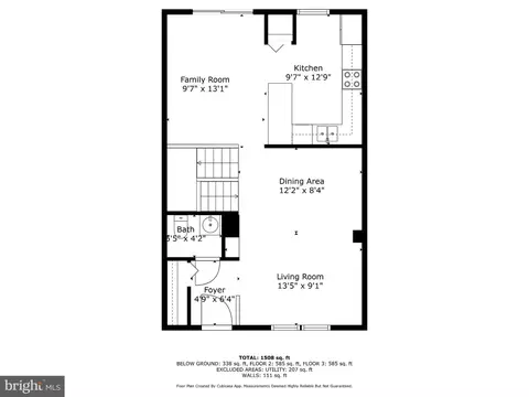 Floorplan - 3322 Racoon Ct, Abingdon, MD 21009 photo 1 of 4