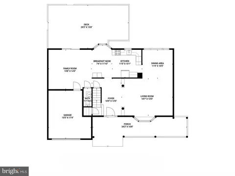 Floorplan - 2123 Round Hill Rd, Fallston, MD 21047 photo 1 of 4