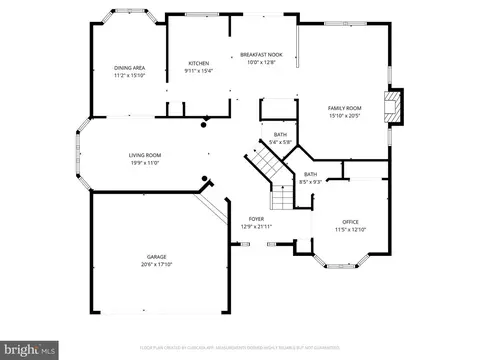 Floorplan - 2605 Colpepper Rd, Abingdon, MD 21009 photo 1 of 4