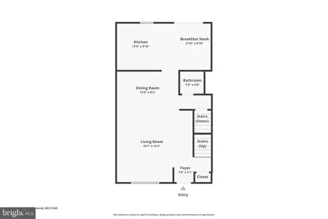 Floorplan - 821 Clover Leaf Court Ct, Edgewood, MD 21040 photo 1 of 3