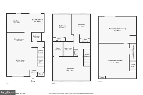Floorplan - 821 Clover Leaf Court Ct, Edgewood, MD 21040 photo 3 of 3