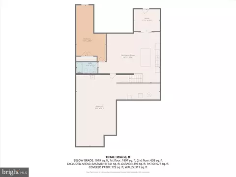 Floorplan - 2510 Easy St, Fallston, MD 21047 photo 3 of 4