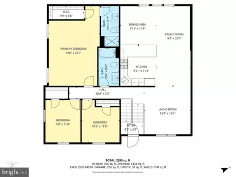 Floorplan - 222 Doncaster Rd, Joppa, MD 21085 photo 1 of 3