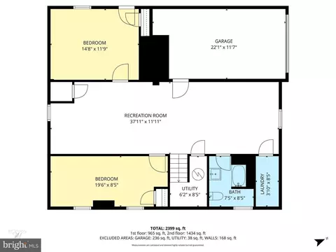 Floorplan - 222 Doncaster Rd, Joppa, MD 21085 photo 2 of 3