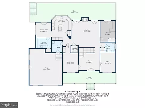 Floorplan - 415 Shore Dr, Joppa, MD 21085 photo 1 of 4