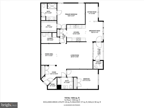 Floorplan - 1406 R Joppa Forest Dr #16, Joppa, MD 21085 photo 1 of 1