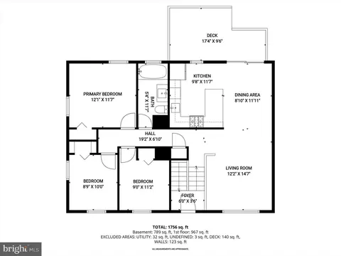 Floorplan - 2000 Hanson Rd, Edgewood, MD 21040 photo 1 of 2