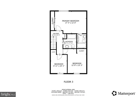 Floorplan - 2835 Meredith Ct, Abingdon, MD 21009 photo 3 of 3