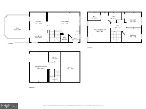 Floorplan - 2015 Pointview Cir, Forest Hill, MD 21050 photo 1 of 4