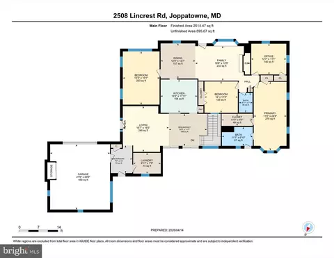Floorplan - 2508 Lincrest Rd, Joppa, MD 21085 photo 2 of 3