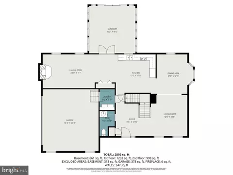 Floorplan - 918 Deer Ct, Abingdon, MD 21009 photo 1 of 3