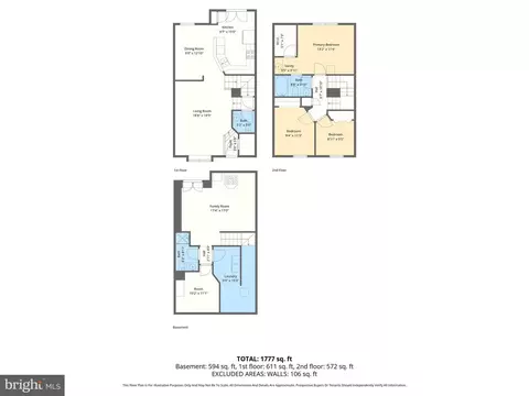 Floorplan - 193 Ferring Ct, Abingdon, MD 21009 photo 1 of 4