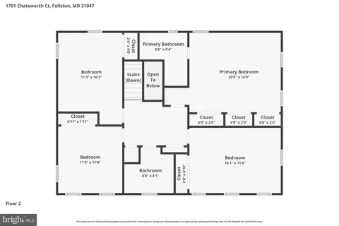 Floorplan - 1701 Chatsworth Ct, Fallston, MD 21047 photo 2 of 3