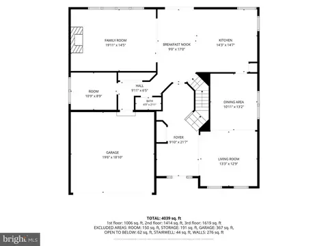 Floorplan - 436 Clydebank Dr, Abingdon, MD 21009 photo 1 of 3