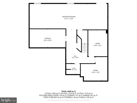 Floorplan - 436 Clydebank Dr, Abingdon, MD 21009 photo 3 of 3