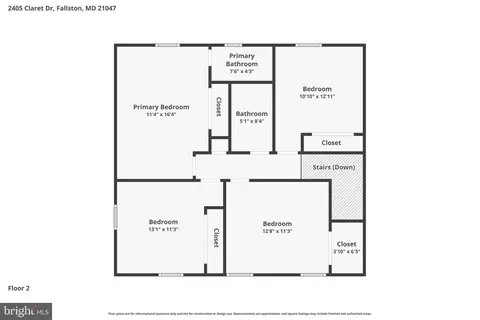 Floorplan - 2405 Claret Dr, Fallston, MD 21047 photo 2 of 2