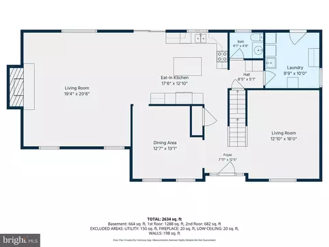 Floorplan - 3204 Bryson Ct, Baldwin, MD 21013 photo 2 of 4