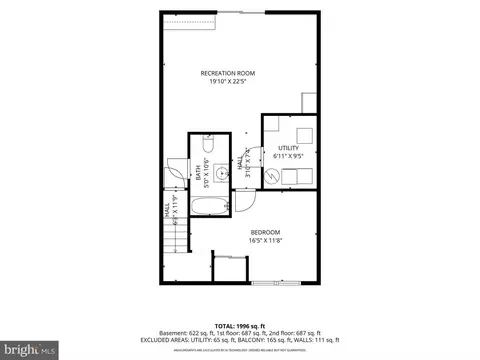 Floorplan - 1006 Agate Dr, Edgewood, MD 21040 photo 3 of 4