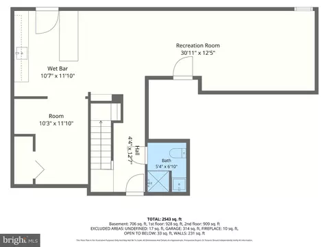 Floorplan - 3713 Wolf Trl, Abingdon, MD 21009 photo 1 of 4