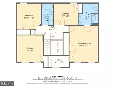 Floorplan - 3713 Wolf Trl, Abingdon, MD 21009 photo 3 of 4