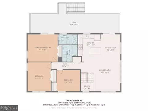 Floorplan - 408 Garnett Rd, Joppa, MD 21085 photo 2 of 3