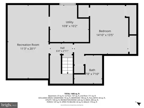 Floorplan - 408 Kentmore Ter, Abingdon, MD 21009 photo 3 of 3
