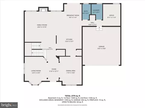 Floorplan - 316 Woltham Ct, Joppa, MD 21085 photo 1 of 4